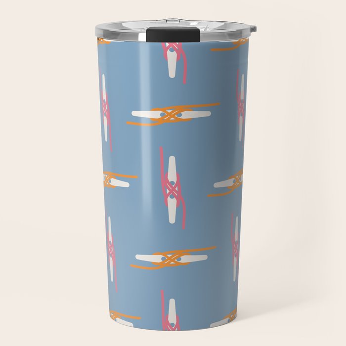 Boating Knot Pattern Travel Mug Gallery Image 1
