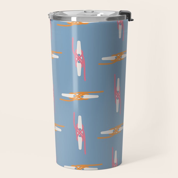 Boating Knot Pattern Travel Mug Gallery Image 2