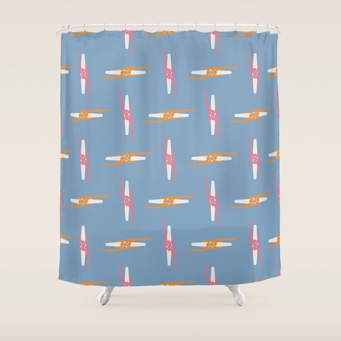 Boating Knot Pattern Shower Curtain Gallery Image 1