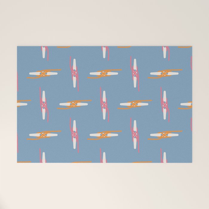 Boating Knot Pattern Welcome Mat Gallery Image 1