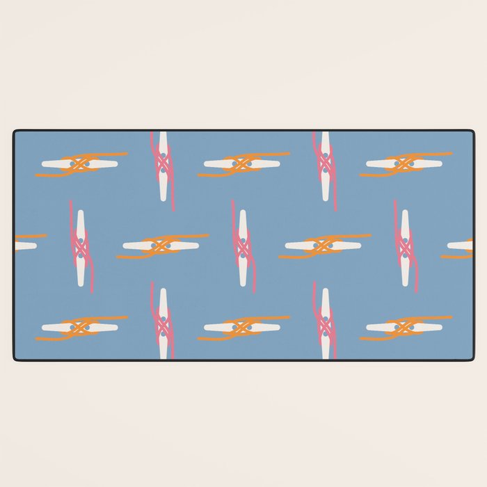 Boating Knot Pattern Desk Mat Gallery Image 3