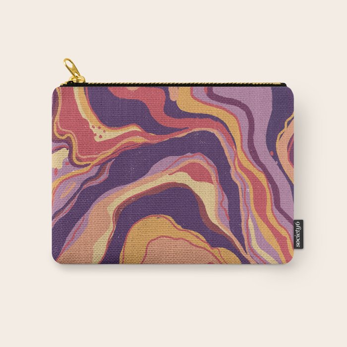 Marble abstraction V Carry All Pouch Gallery Image 1