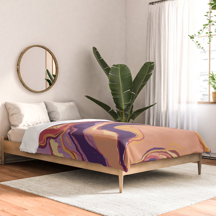 Marble abstraction V Comforter Gallery Image 2