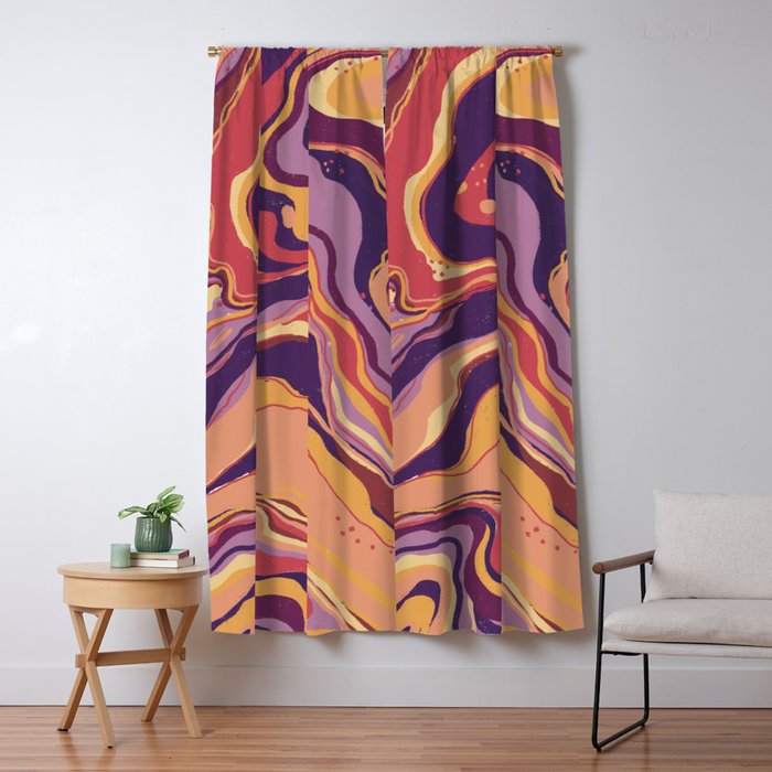 Marble abstraction V Window Curtain Gallery Image 5