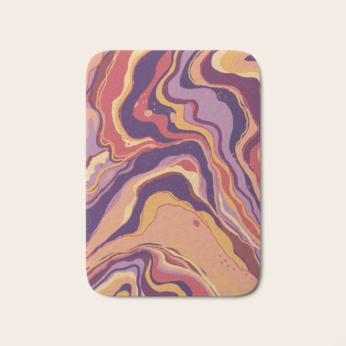 Marble abstraction V Bath Mat Gallery Image 1
