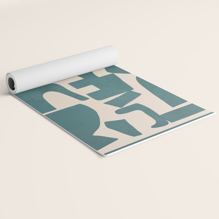 Organic Contemporary Modern Shapes 12 Yoga Mat Gallery Image 2
