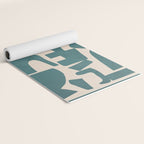 Organic Contemporary Modern Shapes 12 Yoga Mat Gallery Image 2