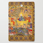  The beasts gathering before Solomon and Bilqis Islamic Antique Art Islamic Antique Art  Cutting Board Gallery Image 1