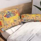 The beasts gathering before Solomon and Bilqis Islamic Antique Art Islamic Antique Art  Pillow Sham Gallery Image 2