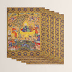  The beasts gathering before Solomon and Bilqis Islamic Antique Art Islamic Antique Art  Wrapping Paper Gallery Image 3