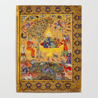  The beasts gathering before Solomon and Bilqis Islamic Antique Art Islamic Antique Art  Poster Gallery Image 4