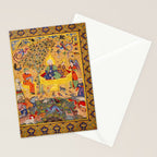  The beasts gathering before Solomon and Bilqis Islamic Antique Art Islamic Antique Art  Stationery Card Gallery Image 2
