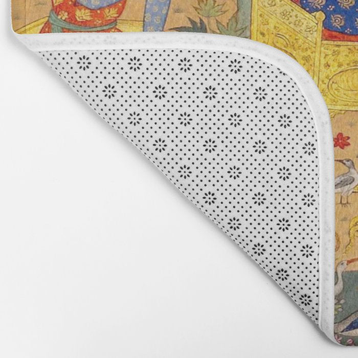  The beasts gathering before Solomon and Bilqis Islamic Antique Art Islamic Antique Art  Bath Mat Gallery Image 2