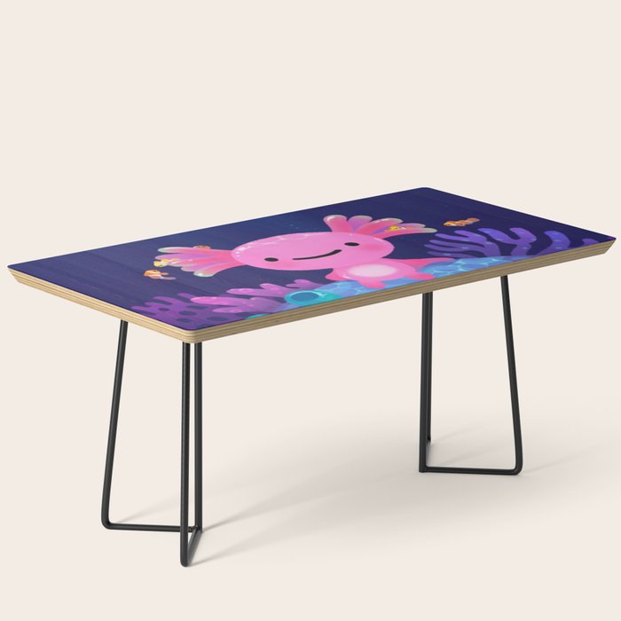 Coral axolotl Coffee Table Gallery Image 1