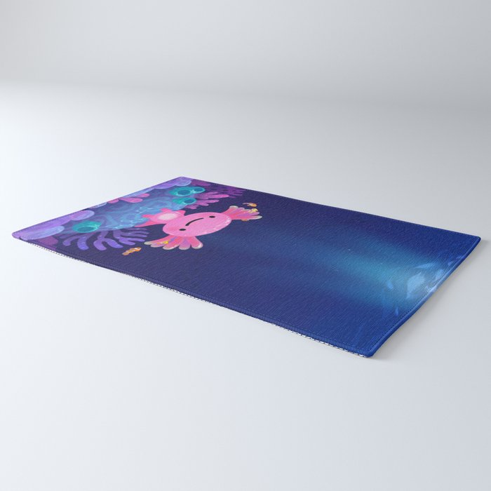 Coral axolotl Rug Gallery Image 3