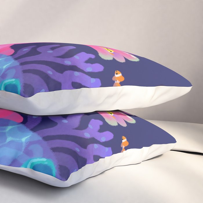 Coral axolotl Pillow Sham Gallery Image 3