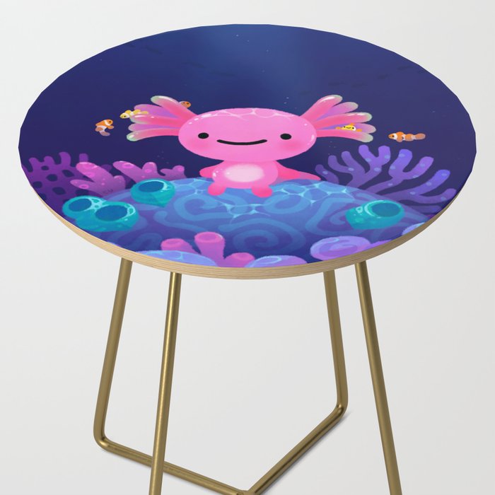 Coral axolotl Side Table Gallery Image 2