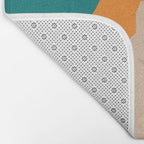 Lady at the beach in Italy Bath Mat Gallery Image 2