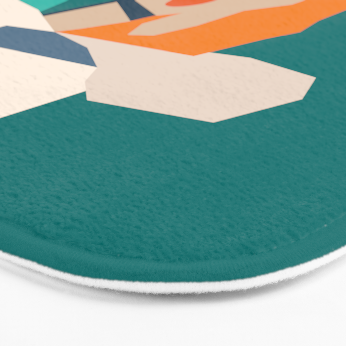 Lady at the beach in Italy Bath Mat Gallery Image 3