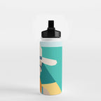 Lady at the beach in Italy Water Bottle Gallery Image 2