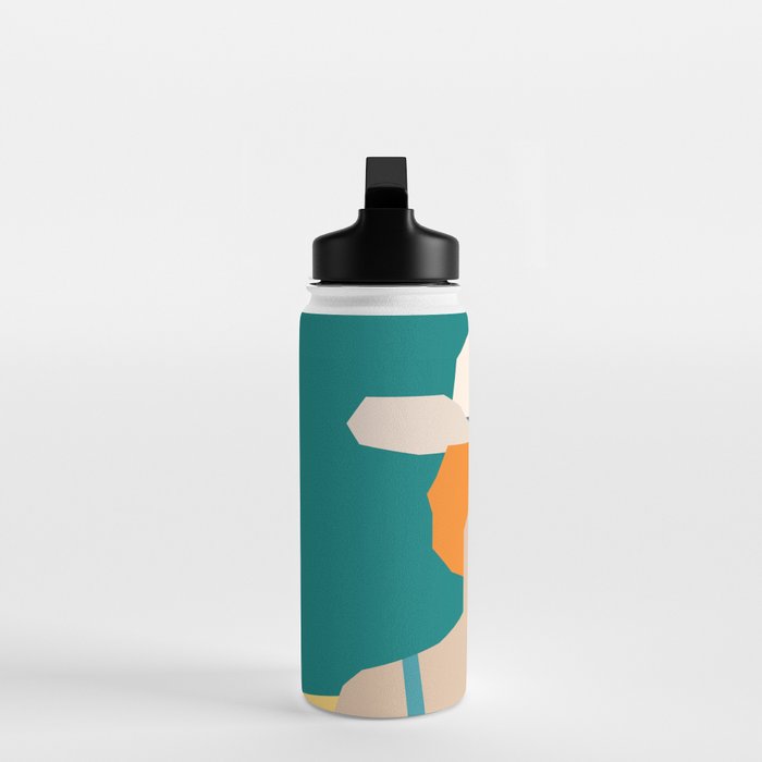 Lady at the beach in Italy Water Bottle Gallery Image 3