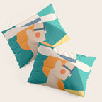 Lady at the beach in Italy Pillow Sham Gallery Image 3