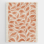 Terracotta Abstract Leaves Artwork Jigsaw Puzzle Gallery Image 1
