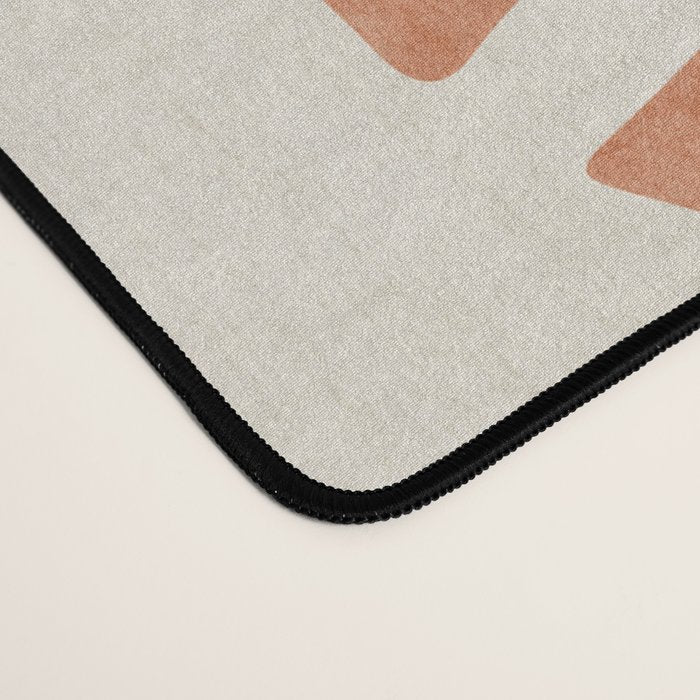 Terracotta Abstract Leaves Artwork Desk Mat Gallery Image 4