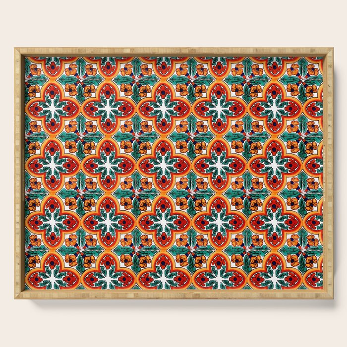 Talavera Mexican Tile Serving Tray Gallery Image 1