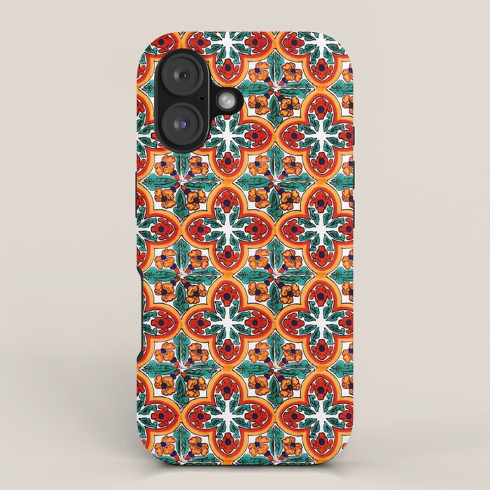 Talavera Mexican Tile iPhone Case Gallery Image 1