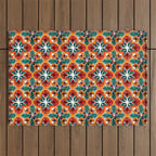 Talavera Mexican Tile Outdoor Rug Gallery Image 1