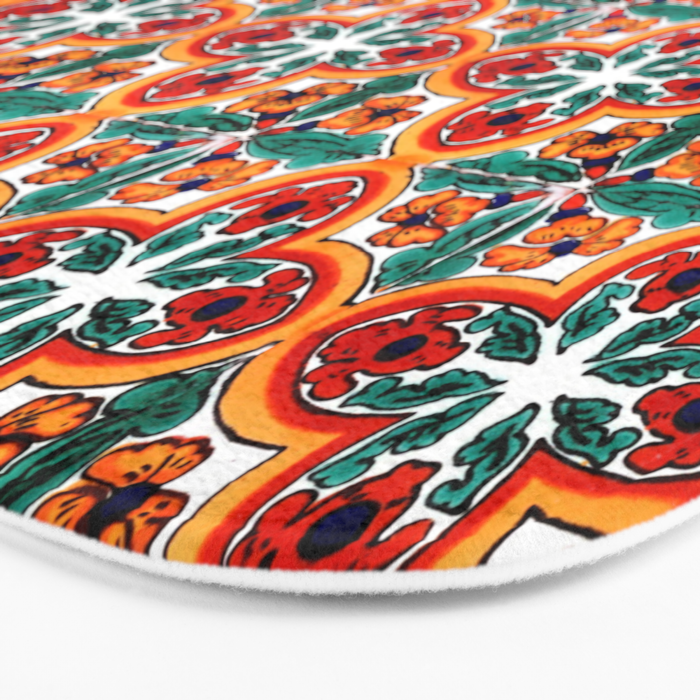 Talavera Mexican Tile Bath Mat Gallery Image 3