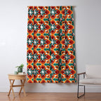 Talavera Mexican Tile Window Curtain Gallery Image 5