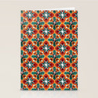 Talavera Mexican Tile Stationery Card Gallery Image 2