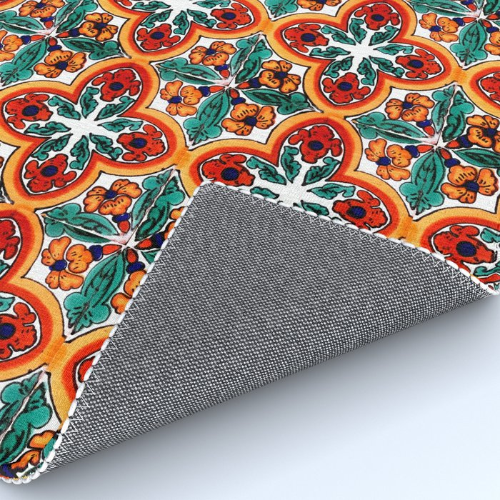 Talavera Mexican Tile Rug Gallery Image 4