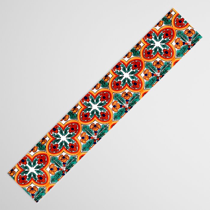 Talavera Mexican Tile Table Runner Gallery Image 3
