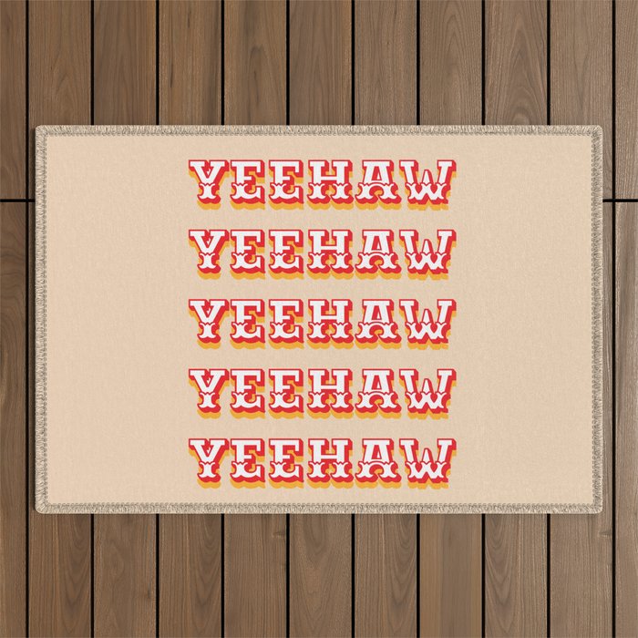 Yeehaw Outdoor Rug Gallery Image 1