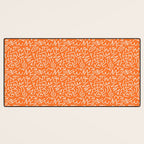 Colorful abstract fun line doodle art pattern Desk Mat Gallery Image 3