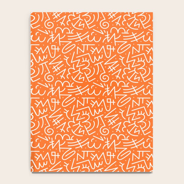 Colorful abstract fun line doodle art pattern Notebook Gallery Image 4