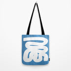 Baby Blue Wiggle Run Tote Bag Gallery Image 2