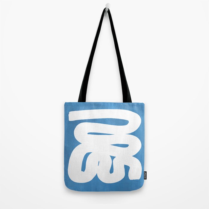 Baby Blue Wiggle Run Tote Bag Gallery Image 2