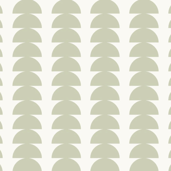 Maude Pattern - Natural Green Coffee Mug Gallery Image 2