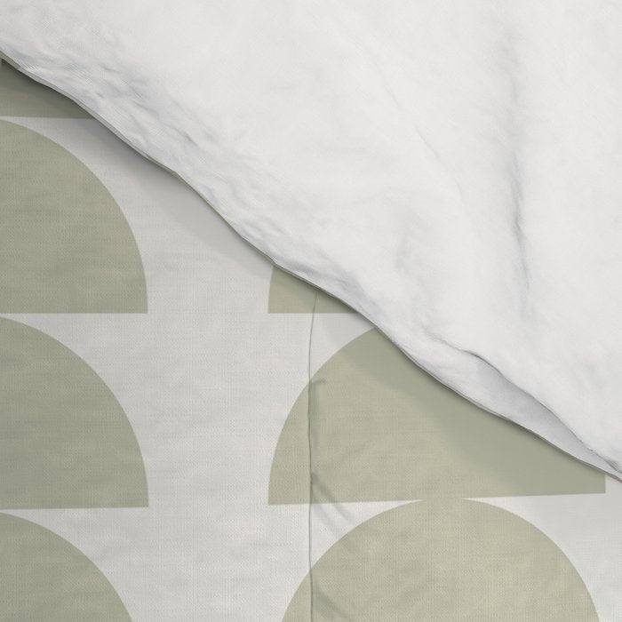 Maude Pattern - Natural Green Comforter Gallery Image 4