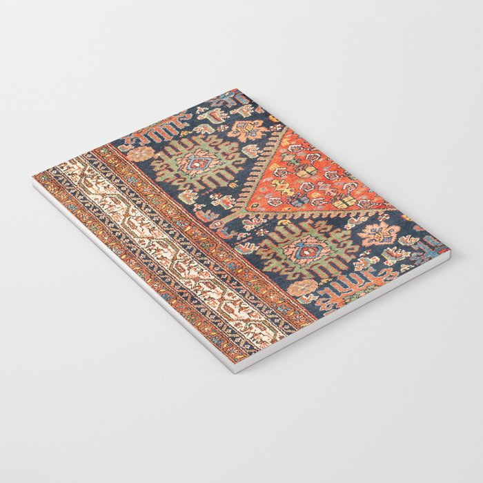 Hamadan  Antique West Persian Rug Print Notebook Gallery Image 3