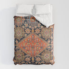 Hamadan  Antique West Persian Rug Print Duvet Cover Gallery Image 6