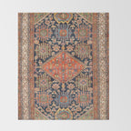 Hamadan  Antique West Persian Rug Print Throw Blanket Gallery Image 2