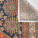 Hamadan  Antique West Persian Rug Print Wall Tapestry Gallery Image 3