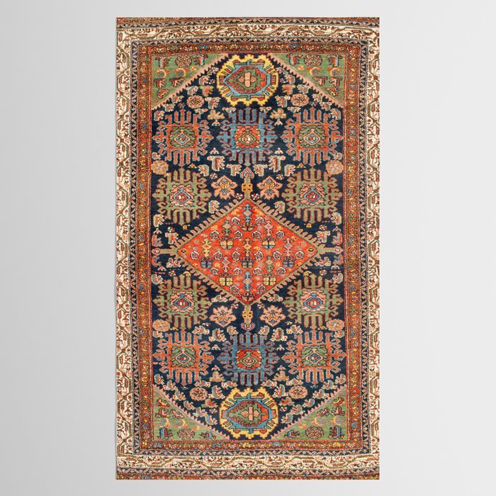 Hamadan  Antique West Persian Rug Print Tablecloth Gallery Image 2