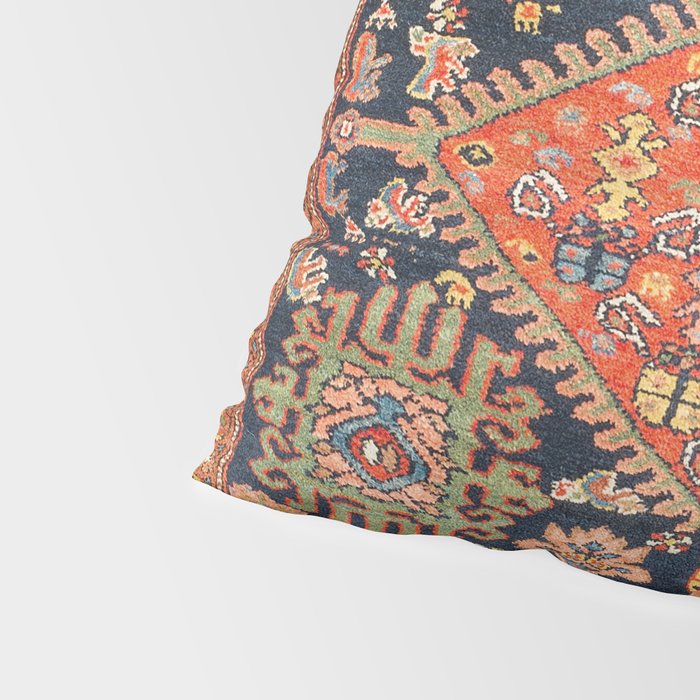 Hamadan  Antique West Persian Rug Print Pillow Sham Gallery Image 4