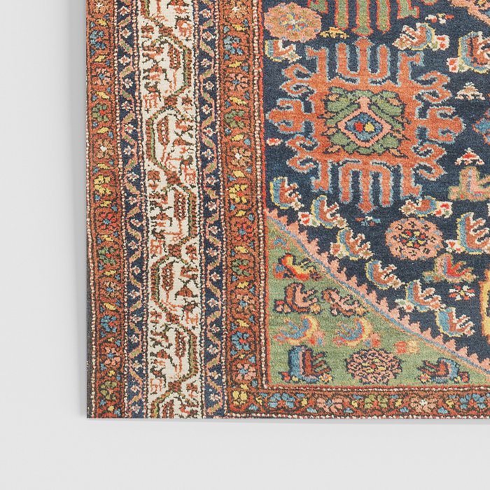 Hamadan  Antique West Persian Rug Print Poster Gallery Image 3